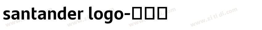 santander logo字体转换